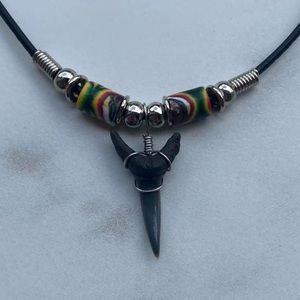 Real fossilize Shark Tooth Necklace